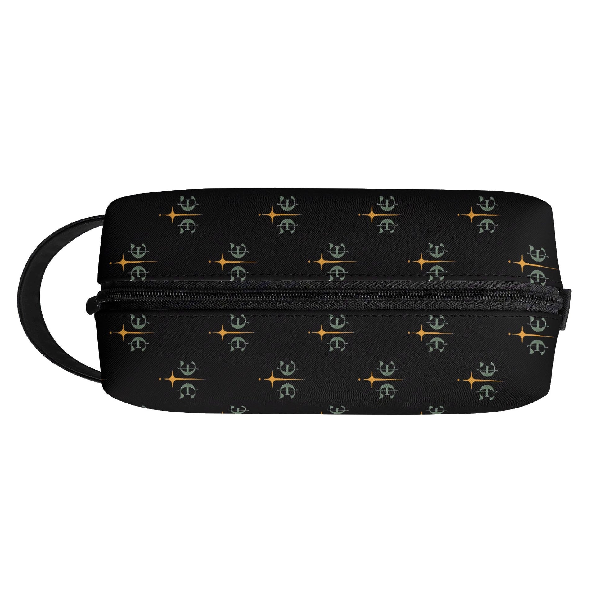 Travel PU Leather Toilettrie Bag Makeup Cosmetics Organizer