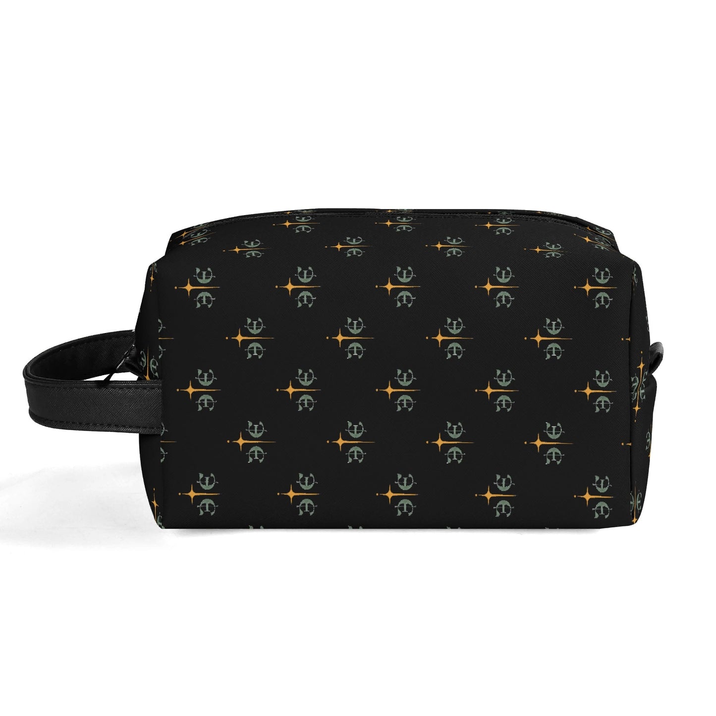 Travel PU Leather Toilettrie Bag Makeup Cosmetics Organizer