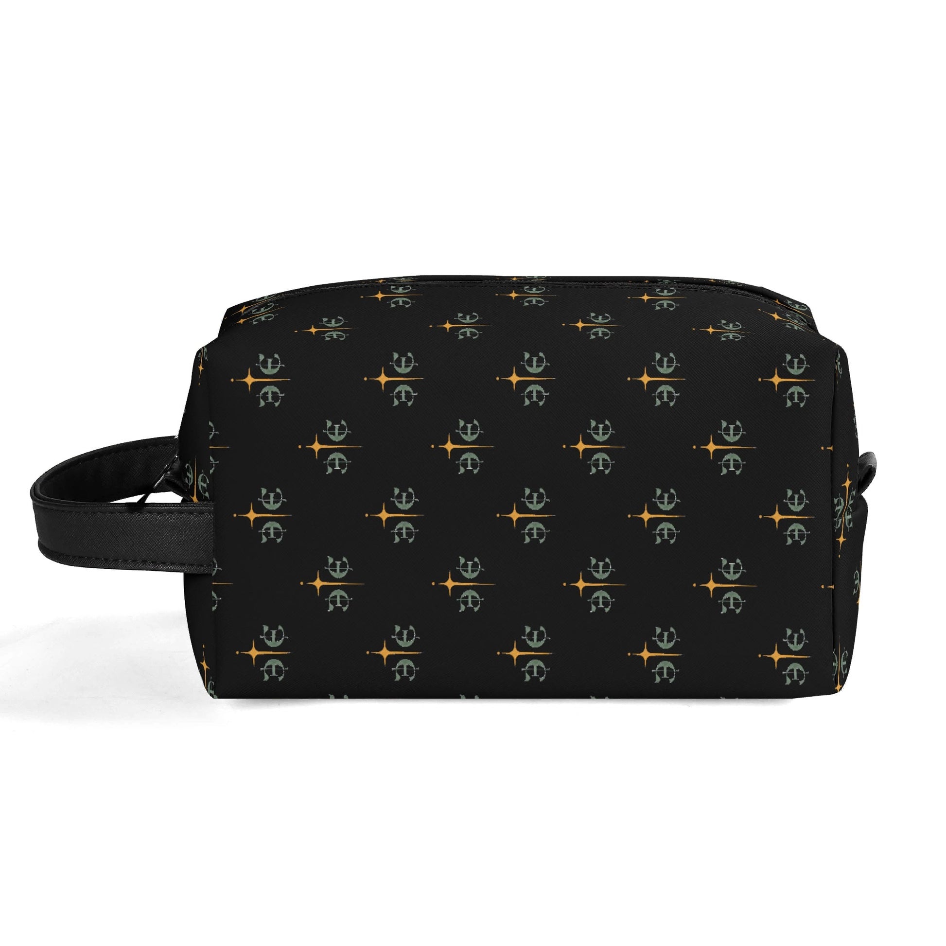 Travel PU Leather Toilettrie Bag Makeup Cosmetics Organizer