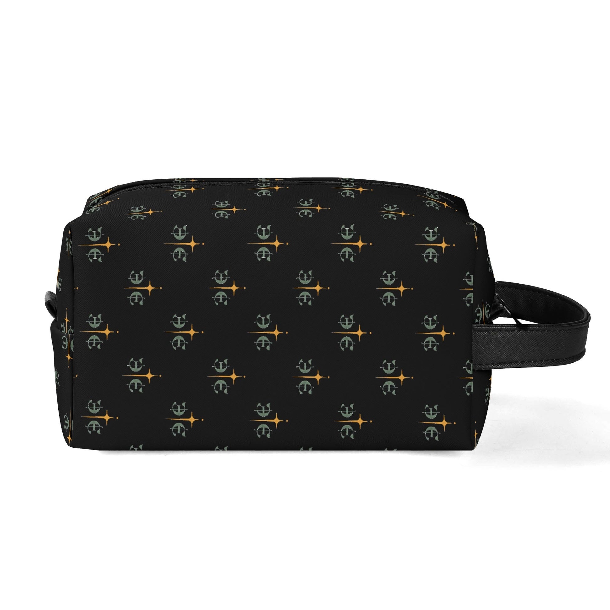 Travel PU Leather Toilettrie Bag Makeup Cosmetics Organizer