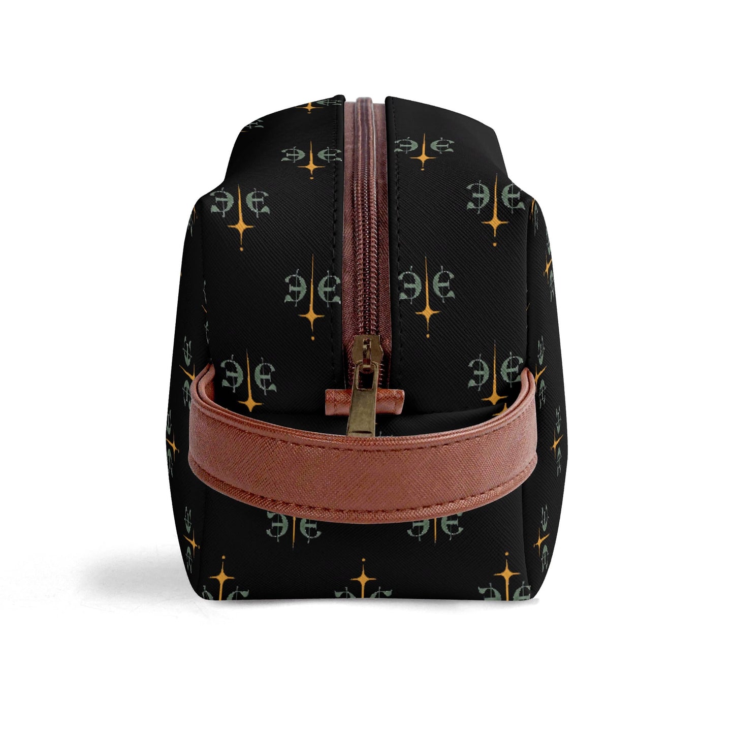 Travel PU Leather Toilettrie Bag Makeup Cosmetics Organizer