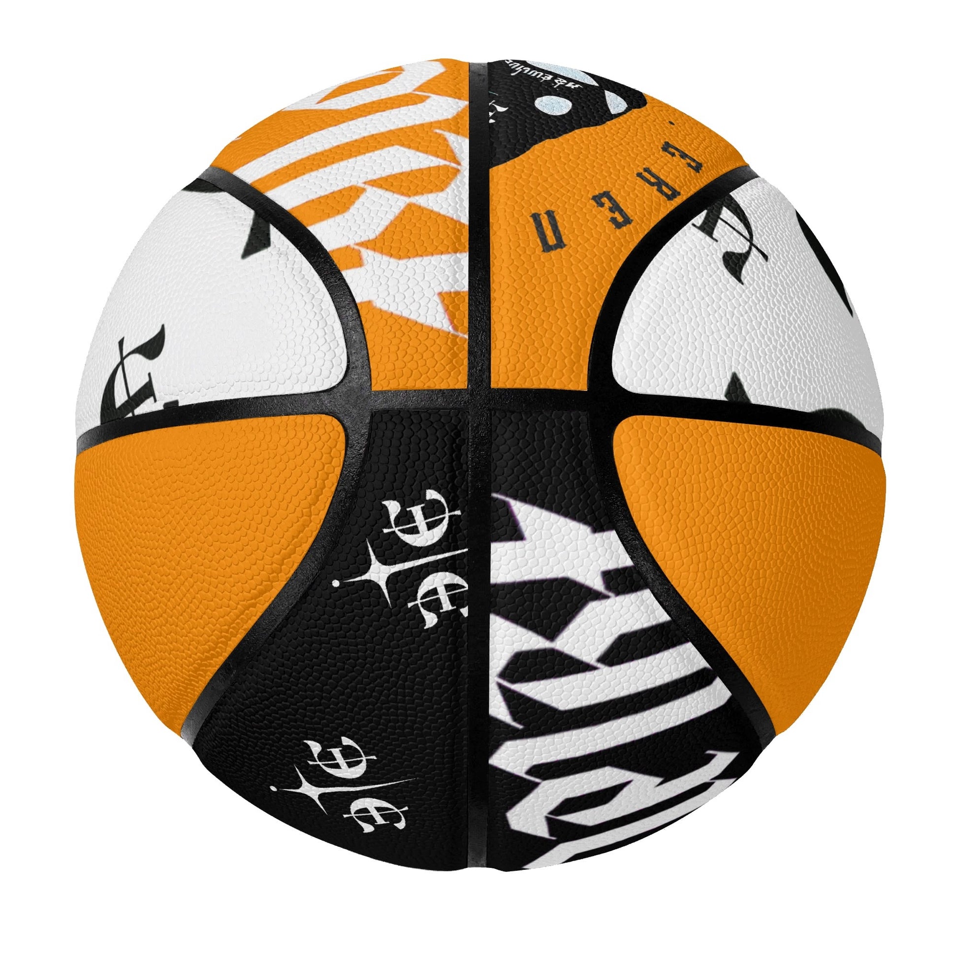 Premium Leather Basketball Gift with Sports Teams Flags Country Icon