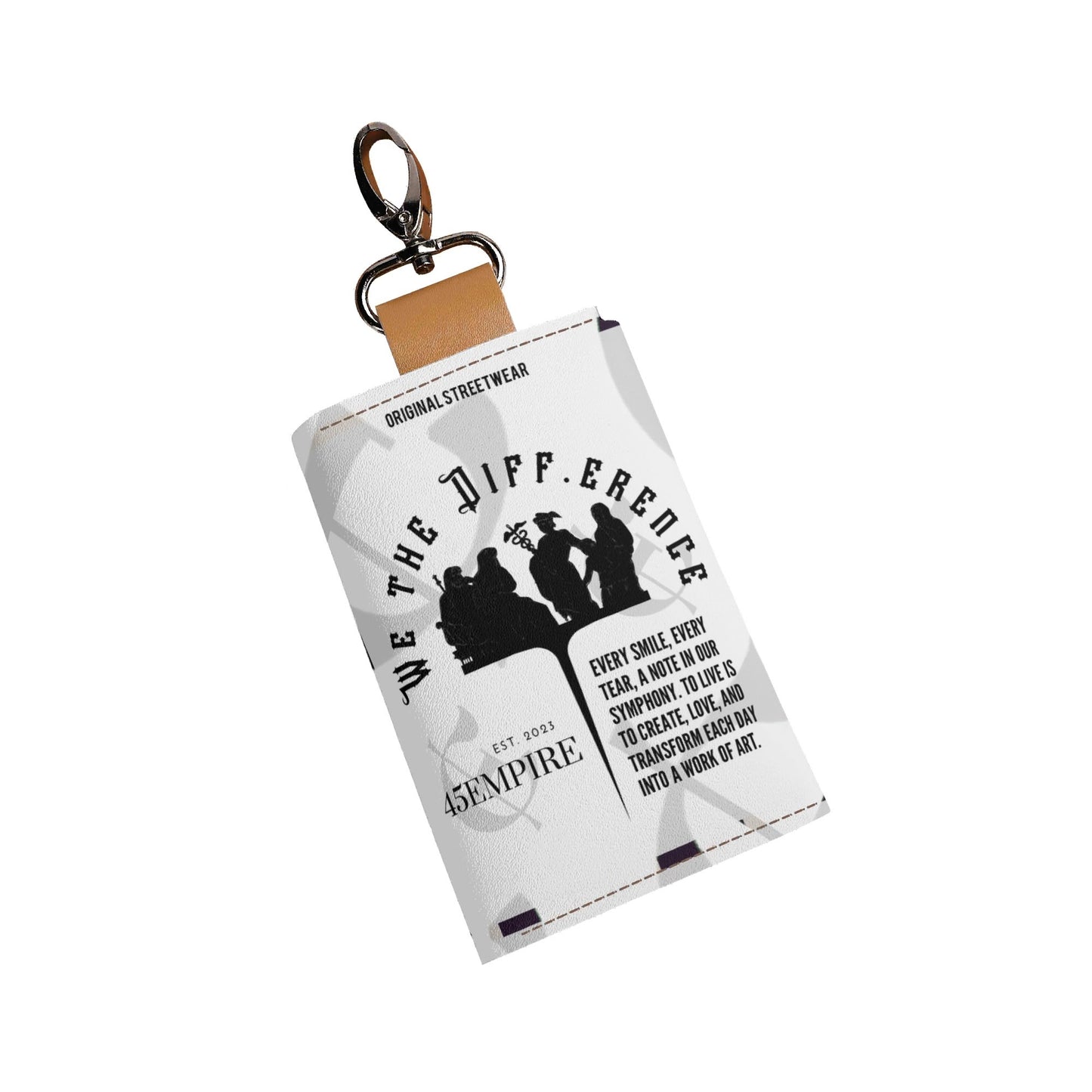 Fashion PU Leather Custom KeyChain Purse