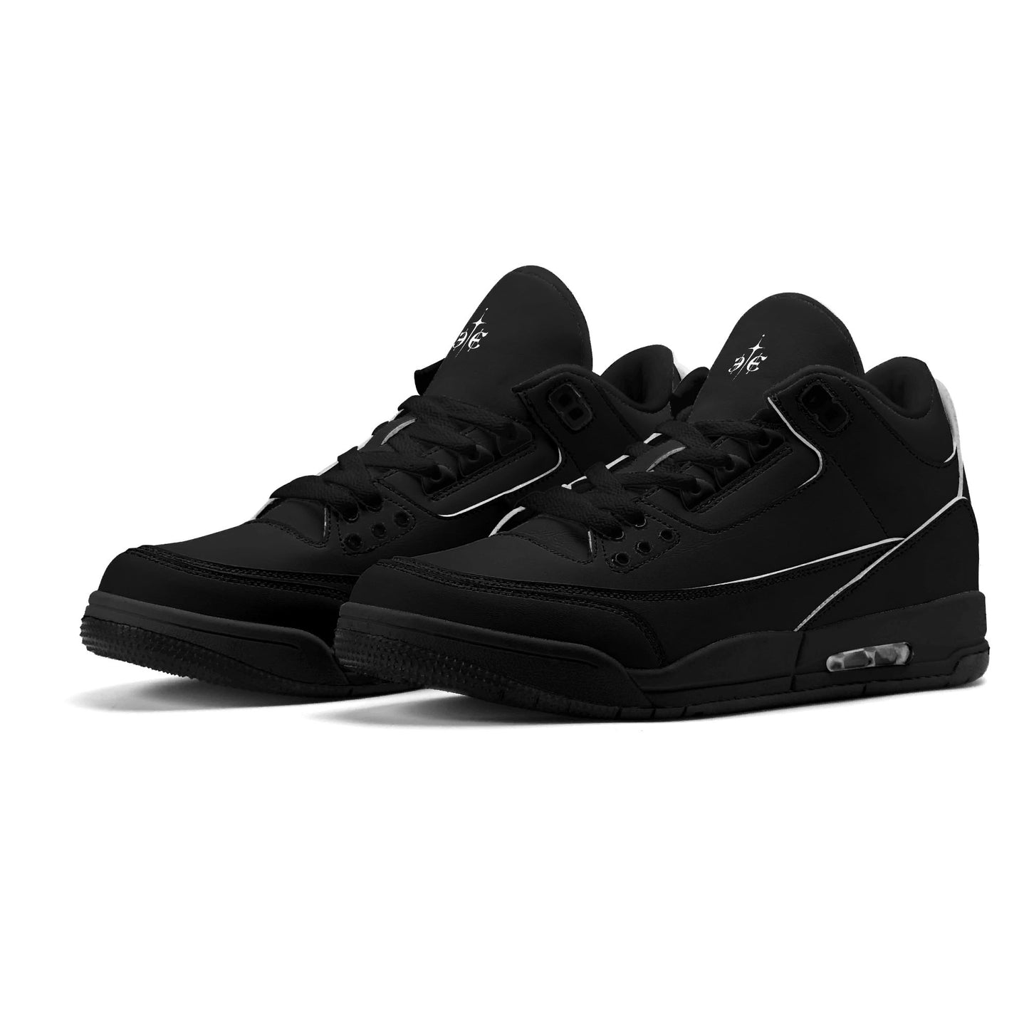 Men's High Top Retro Leather Basketball Sneakers