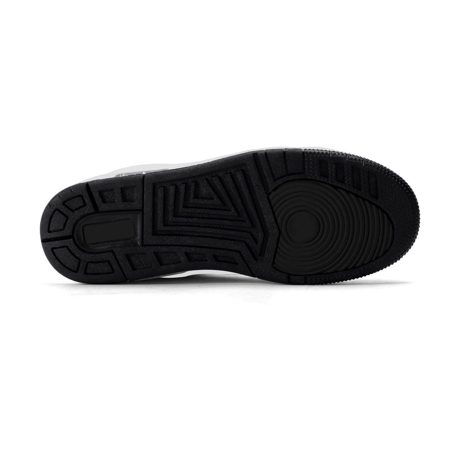 Men's High Top Retro Leather Basketball Sneakers