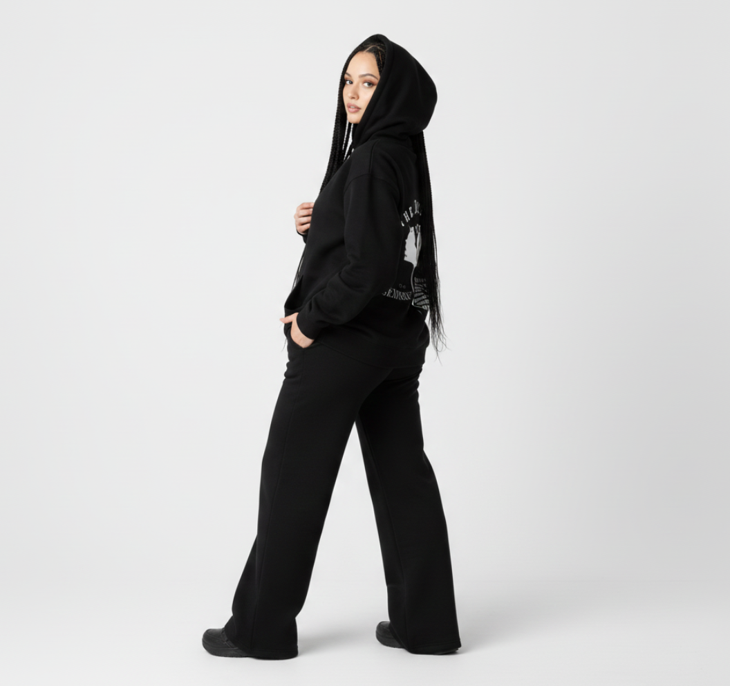 Sweat à capuche oversize unisexe