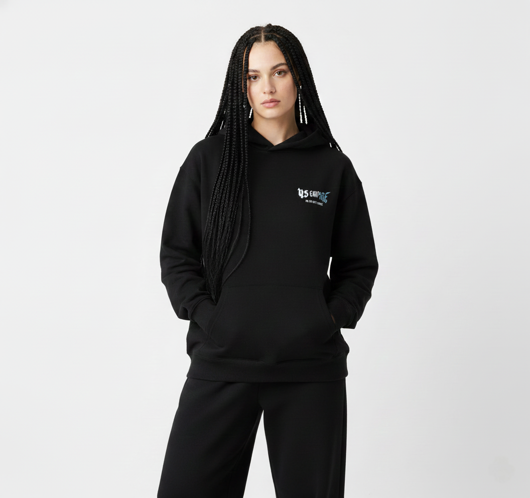 Sweat à capuche oversize unisexe