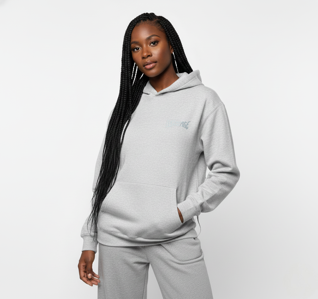 Sweat à capuche oversize unisexe